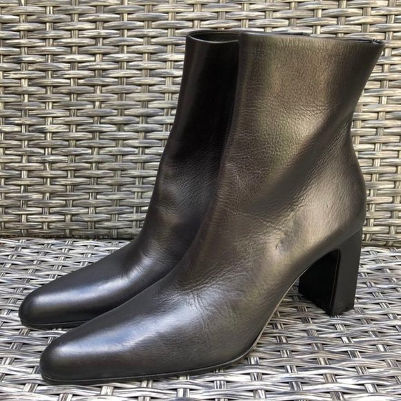 Balenciaga Paprika Leather Ankle Boots NEW Size 36 - Picture 1 of 10